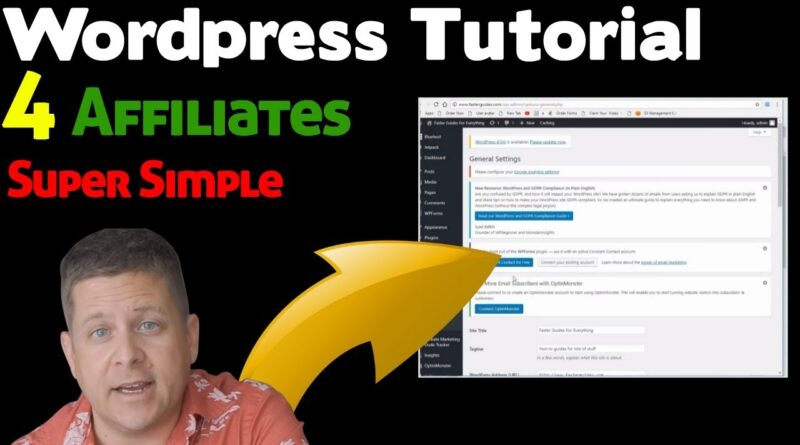 WordPress Tutorial For Beginners 2019 – How To Make A WordPress Website