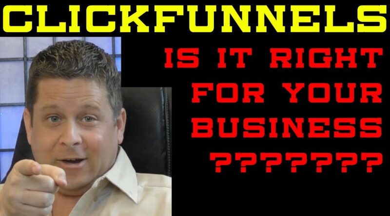 Is ClickFunnels Right For Your Business? Live Demo Tutorial Of Click Funnels
