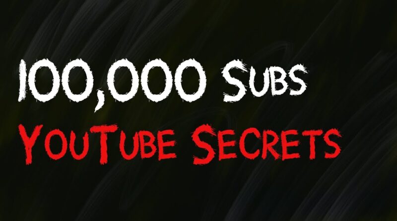 Get 100,000 YouTube Subscribers in 30 Days