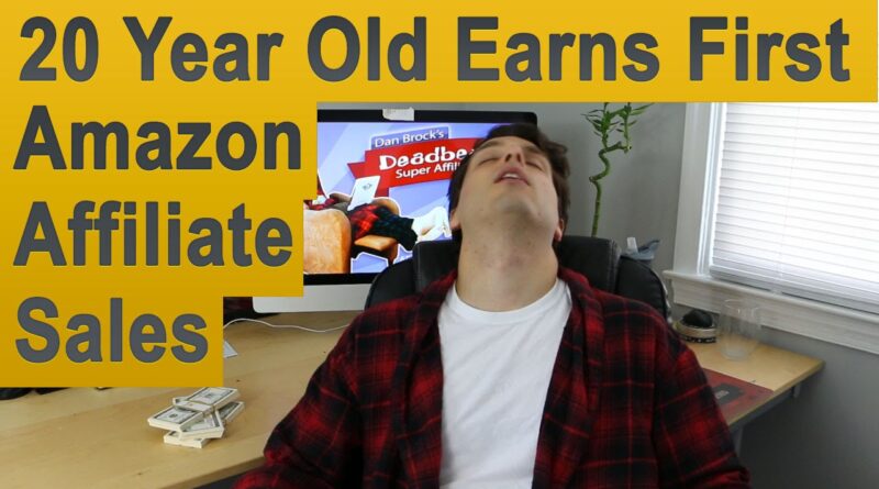 20 Year Old Earns First Amazon Affiliate Commissions Within 3 Days! 20 Year Old Earns First Amazon Affiliate Commissions Within 3 Days!