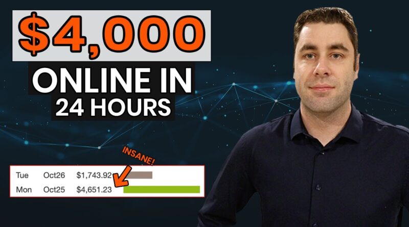How I Made $4,000 In One Day With My Online Business! (Make Money Online)