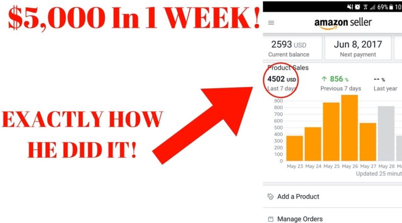 $5,000 IN 1 WEEK ON AMAZON! STUDENT SUCCESS STORIES!