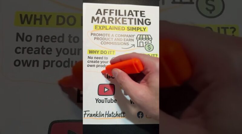 What Is Affiliate Marketing? This Is How To Make Money For Beginners #affiliatemarketing