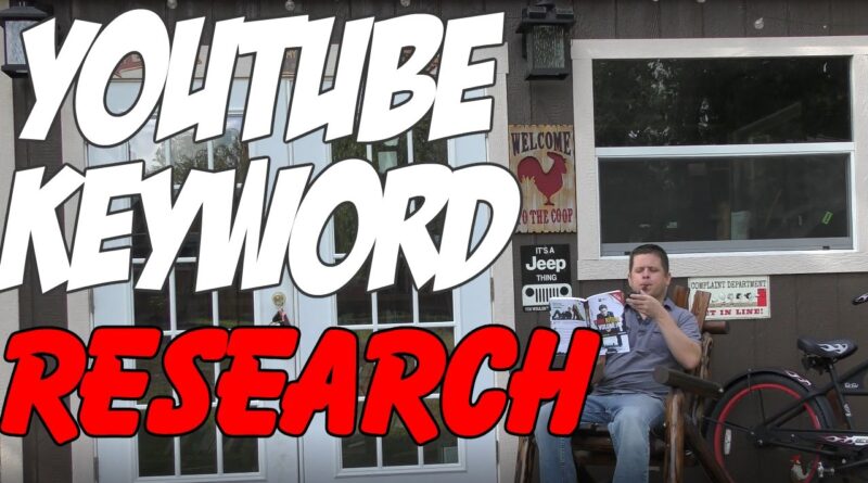 Youtube Keyword Research Tactics Youtube Keyword Research Tactics