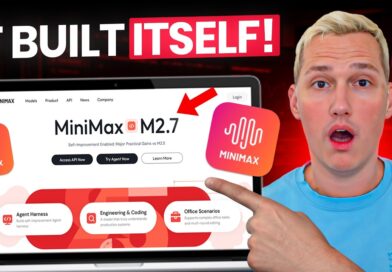 Minimax M2.7 OBLITERATES $299/Month AI Agent Tools 🔥 (It Trained Itself — And It’s FREE)