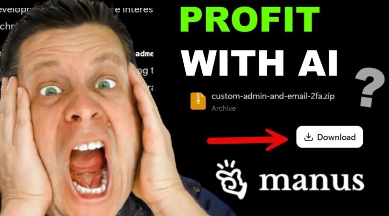 $1.3B Market – I Found A Secret Way To Build My Business With Manus Ai!