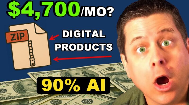My $4,700/Month Digital Product Business And How It Works!