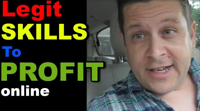 Legit Skills You Need To Profit Online  – How To Be An Internet Entrepreneur