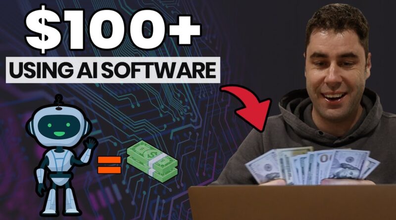 How To Make Money Online Using New AI SOFTWARE Robot! (Earn $100+ Tutorial)