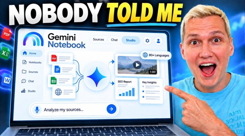 Gemini Notebook Just Got a MASSIVE Upgrade (It Builds While You Talk)