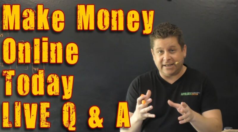 How To Profit Online Fast With Affiliate Marketing Q and A – Make Money Online