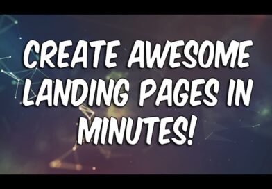 How To Create A Landing Page In WordPress In 5 Minutes!