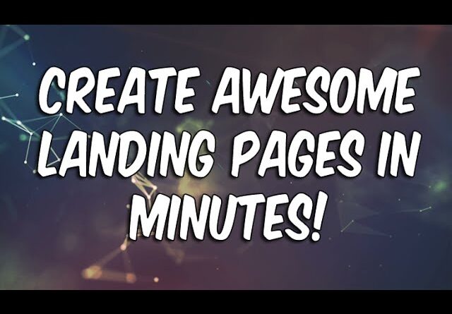 How To Create A Landing Page In WordPress In 5 Minutes!