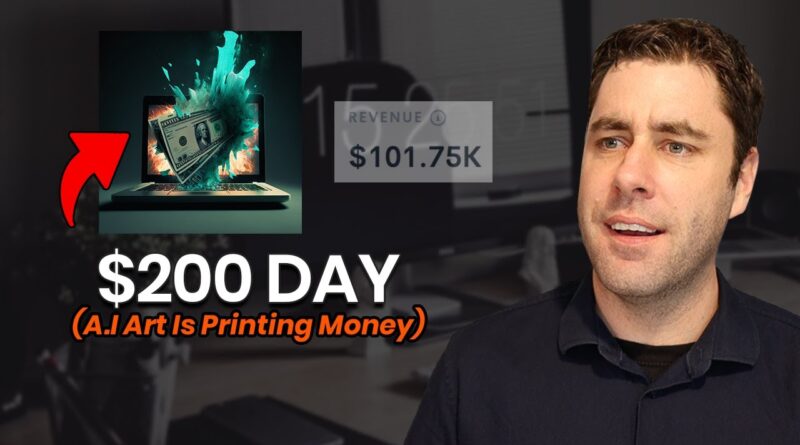 How They Are Making Over $200 Per Day With A.I Art In 2023! (Step by Step) How They Are Making Over $200 Per Day With A.I Art In 2023! (Step by Step)