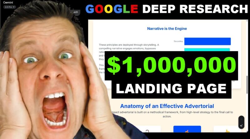 $1M Landing Pages With Gemini Deep Research?