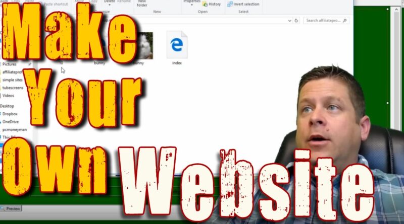 NEW: How To Create A Simple HTML Website From Scratch – With FREE Software!!!