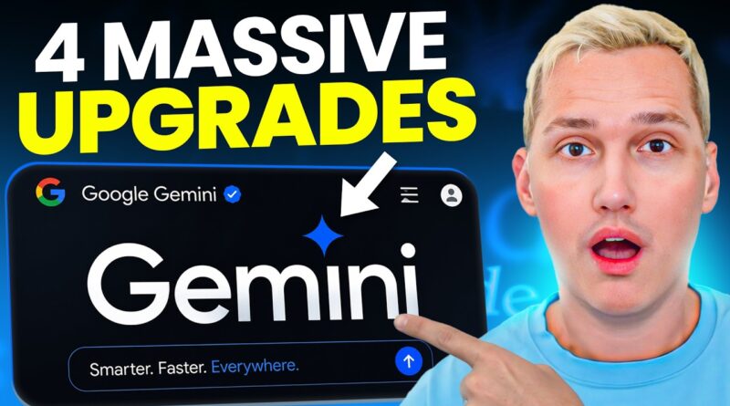 Gemini Just Got 4 MASSIVE Upgrades (Google’s AI Stack Is Getting INSANE)