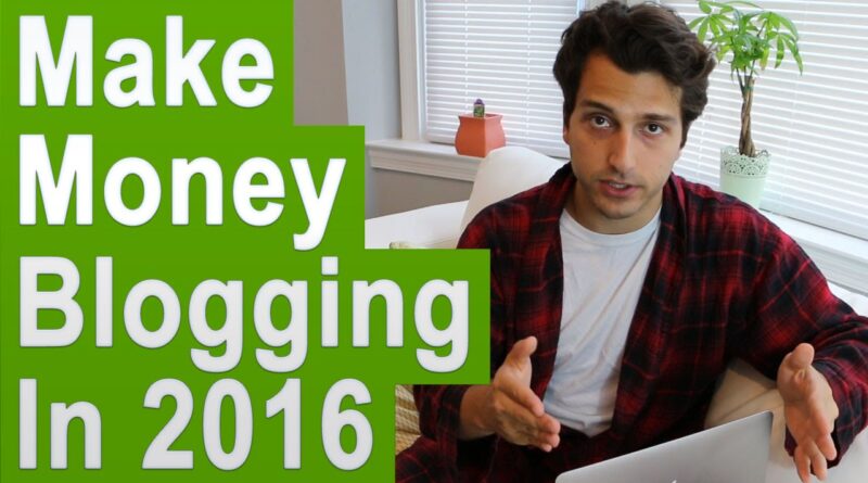 How to Make Money Blogging Online In 2018